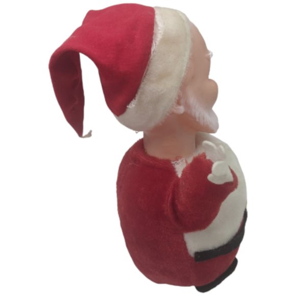 Gund Roly Poly Santa Rubber Face Gunderful Creation Musical Chime Doll Japan Vtg - Picture 7 of 16